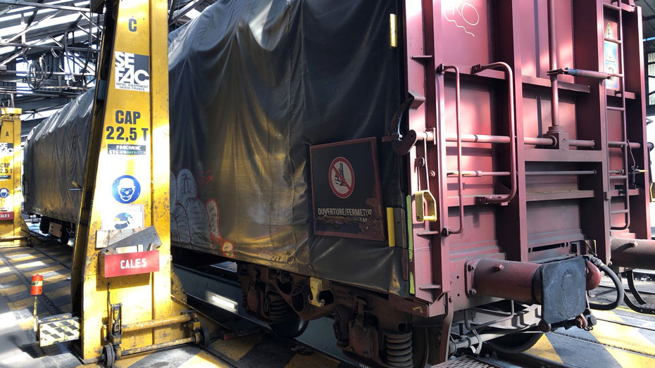 L'atelier de maintenance des wagons de fret à Ambérieu - © DR